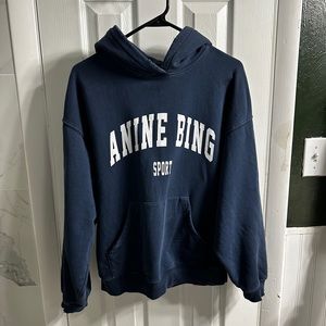 Anine Bing Harvey Hoodie Blue XS